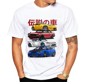 Sommer Mode Männer T-shirts JDM Mix Civic CRX Integra Auto Druck T-shirt Junge Casual Tops Lustige Tees Weiß Kurzarm1692661