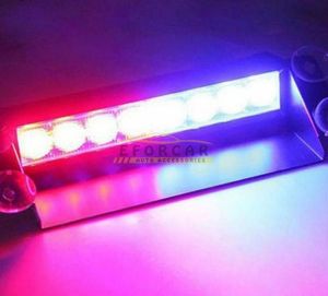 8 LED Redblue Car Strobe Flash Light Dash Emergency 3 Flashing Light 8730218