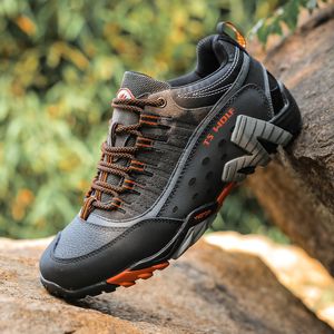 GAI GAI GAI 2024 Mountaineering Lightweight Non Slip Outdoor Leather Breathable Wear-resistant Men Hiking Women Sports Tourism Shoes 39-45