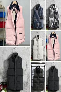 2022 Luxury Down Canadaus Style Vest Jacket039s Canadian Style Mens Designer Jacka Coat Män och kvinnor Högkvalitativ vinter Men6982985