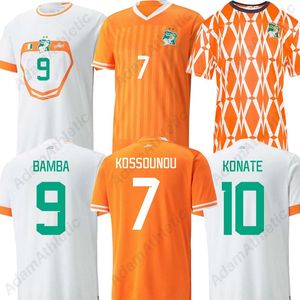 Cote d Ivoire soccer jersey 2024 Africa cup Ivory Coast football shirts KOSSOUNOU DIOMANDE KESSIE SANGARE NDICKA BAMBA PEPE jersey player version men kids kit 23/24