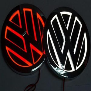 5D led car logo lamp 110mm for GOLF MAGOTAN Scirocco Tiguan CC BORA badge symbols Auto rear emblem light4022420