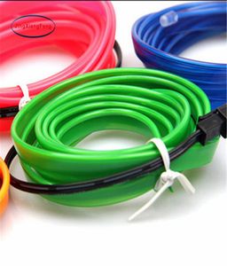 3M 110V LED Flexible Neon Light Glow EL Wire Rope Tube CarRoom Decorative Light 10 Colors 12V Inverter7409935