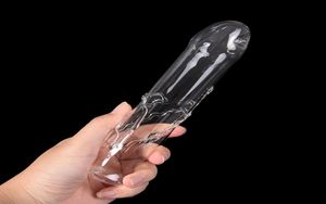 Big Hollow Pyrex Glass Genital Fake Penis Artificial Man Dick Anal Dildo Butt Plug Masturbation Adult Sex Toy for Women Män Gay Y4237675