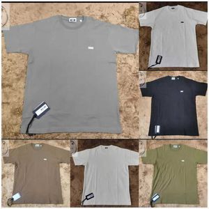 Męskie koszulki sześć kolorów Summer Kith Kith Dye t shirt mężczyzn Kobiety Klasyczne Flocked Box TEE Oversize krótkie rękawie CD