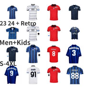 23 24 Atalanta B.C. Soccer Jerseys KOOPMEINERS L.MURIEL BOGA Football Shirts LOOKMAN DE BC KOOPMEINERS KETELAERE ROON HOJLUND PASALIC DUVAN retro 96 97 91 92 Uniform top