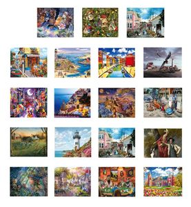 DIY 1000 Pieces Puzzle Set Beautiful Painting Country Landscape Jigsaw Toy Kids Adult Gifts L022633522777873