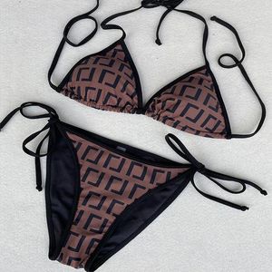 Kvinnors designer baddräkter sommar sexig kvinna bikinis modebrev trycker badkläder högkvalitativa lady baddräkter S-XL