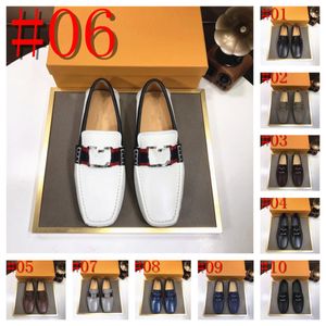 40 Style Hot High Quality Spring/Autumn Loafers Male Casual Business Luxury Formal Shoes Men Patent Leather Wedding Slip-On Men Designer Dress Shoes Solid size 38-46