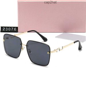 fashion sunglasses miu womens personality Mirror leg metal large letter design multicolor SMU09 11WS Brand glasses factory outlet Promotional special 1J4T