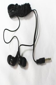 1000pcs masowe jednorazowe słuchawki Czarne słuchawki Niskie koszty słuchawki Mono Earbuds na szkolne siłowni libracyjne SPA7141172