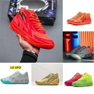 Lamelo Sapatos Lamelo Ball 1 Mb01 02 Homens Tênis de Basquete Sneaker Black Blast Buzz Lo Ufo Not From Here Queen e Morty Rock Ridge Red Mens Trainers Sp