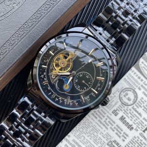 Brei 1884 Tourbillon Series Mechanical Sun, Moon, Stars Timing Series Creative Designer Luxury High Quality for Men Full Function Watch Mechanical Movement Watches