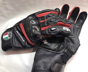 Aagv Handschuhe Agv Carbon Fiber Off-Road-Rennwagen Anti-Fall-Reithandschuhe Ritter Motorrad männlich und weiblich Ganzjahresuniversal Yji7