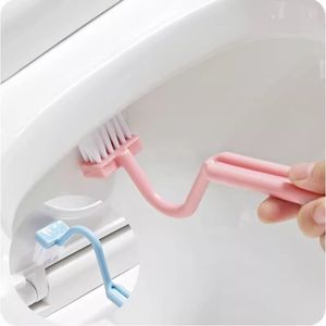 V şeklinde tuvalet fırçası küçük tuvalet fırçası ölü köşe temizleme fırçası ev banyo eserleri tuvalet dirseğini çevirebilir Z106
