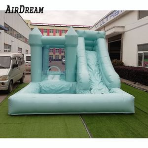wholesale Factory price white bounce house inflatable commercial wedding bouncy castle inflatables bouncer with slide