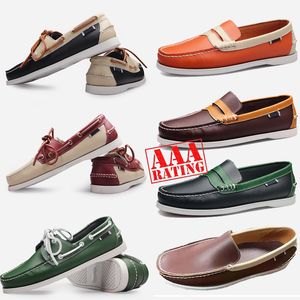 GAI GAI GAI New Designer Shoes Brands Top Leather Fashion Men Business Dress Loafers Pointy Black Sneakers Oxford Breathable Formal Wedding Shoe