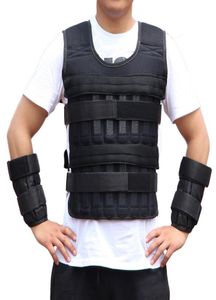 Newest 20kg Weighted Vest Adjustable Loading Weight Jacket Exercise Weightloading Vest Boxing Training Waistcoat TY663992945