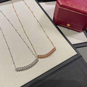 High version v gold V Gold Plated Mijin Bullet CNC Advanced Precision Craftsmanship Dynamic Rivet Necklace Jewelry