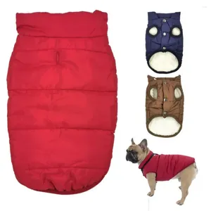Hundkläder Varma vinterkläder Bekväma mjuka hundar Vest Jacka Polyester/bomull Kyltvätt för katter