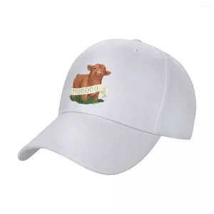 Boll Caps Baby Highland Cow Cap Baseball Funny Hat Mens Kvinnor