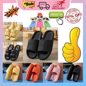 Free shipping Designer Casual Platform Slides Slippers Men Woman anti slip wear-resistant Light breathable soles luxury sandals Flat Summer Beach Slipper