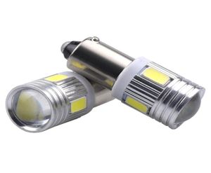 50st BA9S 6 SMD 5630 LED CanBus Lamps Error T4W H6W billampor Interiörslampor Ljuskälla Parkering 12V Vit 6000K8942962