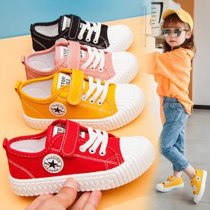 Kinder Schuhe Frühling Herbst Neue Jungen Mädchen Leinwand Turnschuhe Koreanische Schule Leistung Atmungsaktive Kinder Schuhe Baby Sport Kleinkind Schuhe