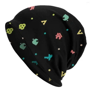 Berets Video Game Animal Village Bonnet Hat Knit Cool Outdoor Skullies Beanies Unisex Summer Dual-use Cap