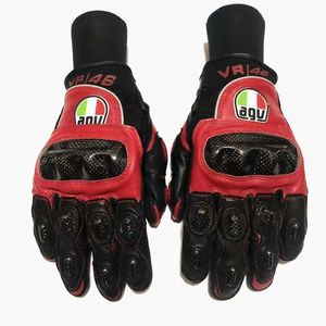 Guanti Aagv Guanti Agv Rider Racing Equipaggiamento pesante per motocicletta Equipaggiamento antigoccia Pelle di mucca Impermeabile Traspirante Estate Uomo e donna 0u0g