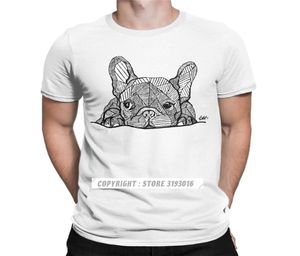 Bulldog francese Cucciolo T Shirt Cane Simpatici animali Pet Vintage ee Uomo Natale ees Colletto tondo Fitness s 2107147262213