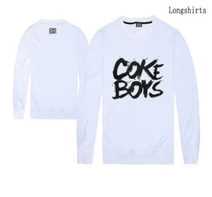 Coke Boys Tshirt Najnowsze style Nowy przybycie moda swobodna bawełniana koszulka dla mężczyzn chłopców Hip Hop Long Tees 35222765