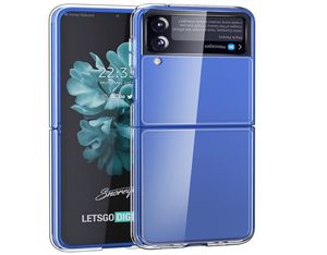 Per Samsung Z Flip 3 5G Custodia antiurto trasparente TPU arilico 15mm Protezione completa Cover per telefono z fold 33480032