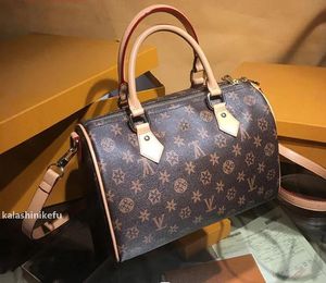 6A Hot Luxurys Womens Handbag Counter Facs Pu Leather Classic Fashion Designers Women Check Check Check Print Lady Totes Handbags 30cm