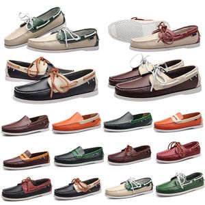 GAI GAI GAI 2024 New Genuine Men Loafers Cow Leather Casual Shoes for Man Soft Spring Moccasins Plus Size 38-45 Tenis Masculinos Trainers