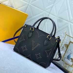 Fashion Women's embossed vuttoes Designer Bag Classic Letter Shopping Bag Tote Tote Bag OnThe Go Beaded handbag Shoulder Bag Small BB A091