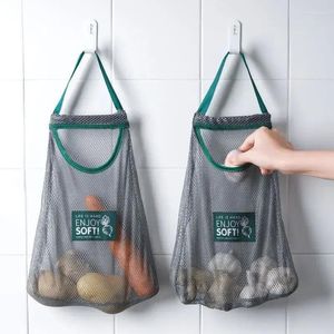 Borse portaoggetti M/L/XL Borsa da appendere alla parete Trasporto riutilizzabile Organizzatore in rete per frutta e verdura Organizzazione domestica Giardino