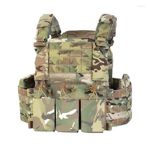 ハンティングジャケットPewtac HSP Thorax Tactical Backpack軽量ベストプレートキャリアフロントバッグリア