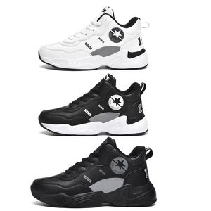 Basketball Shoes Triple Black White Youth Sports Trainers Student Competition Training Sneakers Mens Womens Shock Absorption Footwear For Man Woman A005