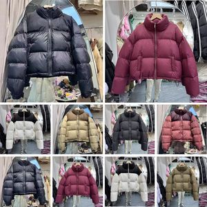 Designer Womens's down jacket parka embroidered letter rainbow classic 1996 women's top winter couple coat size XS-5XL