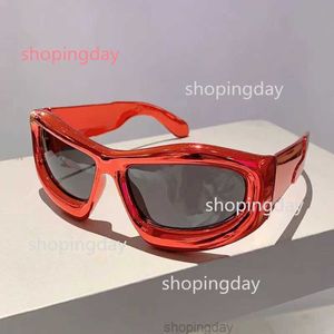 Sunglasses Y2k Sports Steampunk Women Men Brand Designer Rectangle Punk Sun Glasses Ladies Trend Goggles Silver Mirror Eyeglass 0126QT