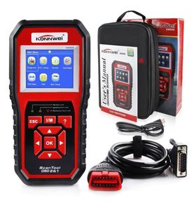 Nuovo KONNWEI KW850 OBDII OBD2 EOBD Strumento di scansione diagnostica per lettore di codici auto per auto 12V Con scatola al dettaglio UPS DHL 4092001