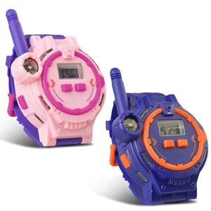 Çocuklar Walkie Talkie Watch-Style Kids Walkie Talkies İki Yolcu Erkekler İçin Walkie-Talkie Kızlar Şarj Edilebilir Walky Talky Kids 240118