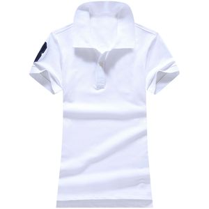 نساء جديد في الأكمام القصير المهر Big Pony Leisure Classic Polo Shirt Ladies Graphic T Shirt Girls عالية الجودة أزياء الجولف Tops Tees RL الأنيقة مصمم الملابس