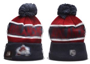 Avalanche Beanie Kolorado Knity Hats Sports Teams Baseball Football Basketball Caps Women Men Pom moda zimowa czapki sportowe dzianinowe czapki a1