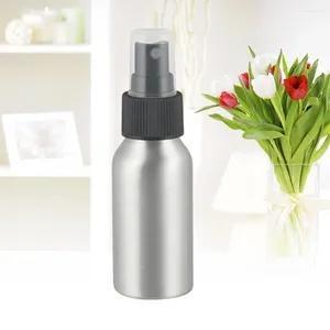 Bottiglie di stoccaggio 50 ml Bottiglia vuota di profumo spray da viaggio in alluminio 50 ml Nebbia fine ricaricabile Mini