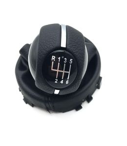 För Mini Cooper F55 F56 F54 F60 OEM 7641999 6 Hastighetshandbok Bil Gear Shift Knob Shifter Cover Gaitor Leather Boot9424306