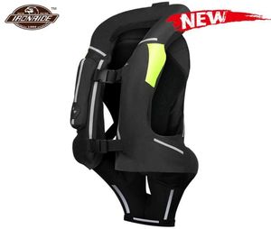 Yeni Motosiklet Hava Yastığı Yeleği Erkekler Motosiklet Ceket Yansıtıcı Motokros Hava Yastığı Moto Yelek Koruyucu Siyah Floresan S3XL12280272