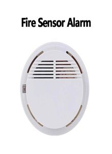 Detector de fumaça Sistema de alarmes Sensor Alarme de incêndio Detectores sem fio separados Segurança doméstica Alta sensibilidade LED estável 85DB 9V Batte6820304