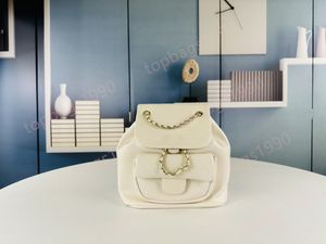 Mini borse zaino di lusso firmate Zaino errante in pelle di pecora Borsa classica in vera pelle da donna di moda di alta qualità